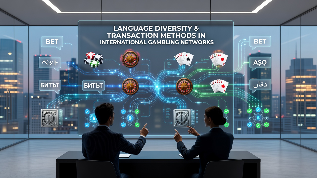 Diverse team handling multilingual payment verifications in a gambling operations center